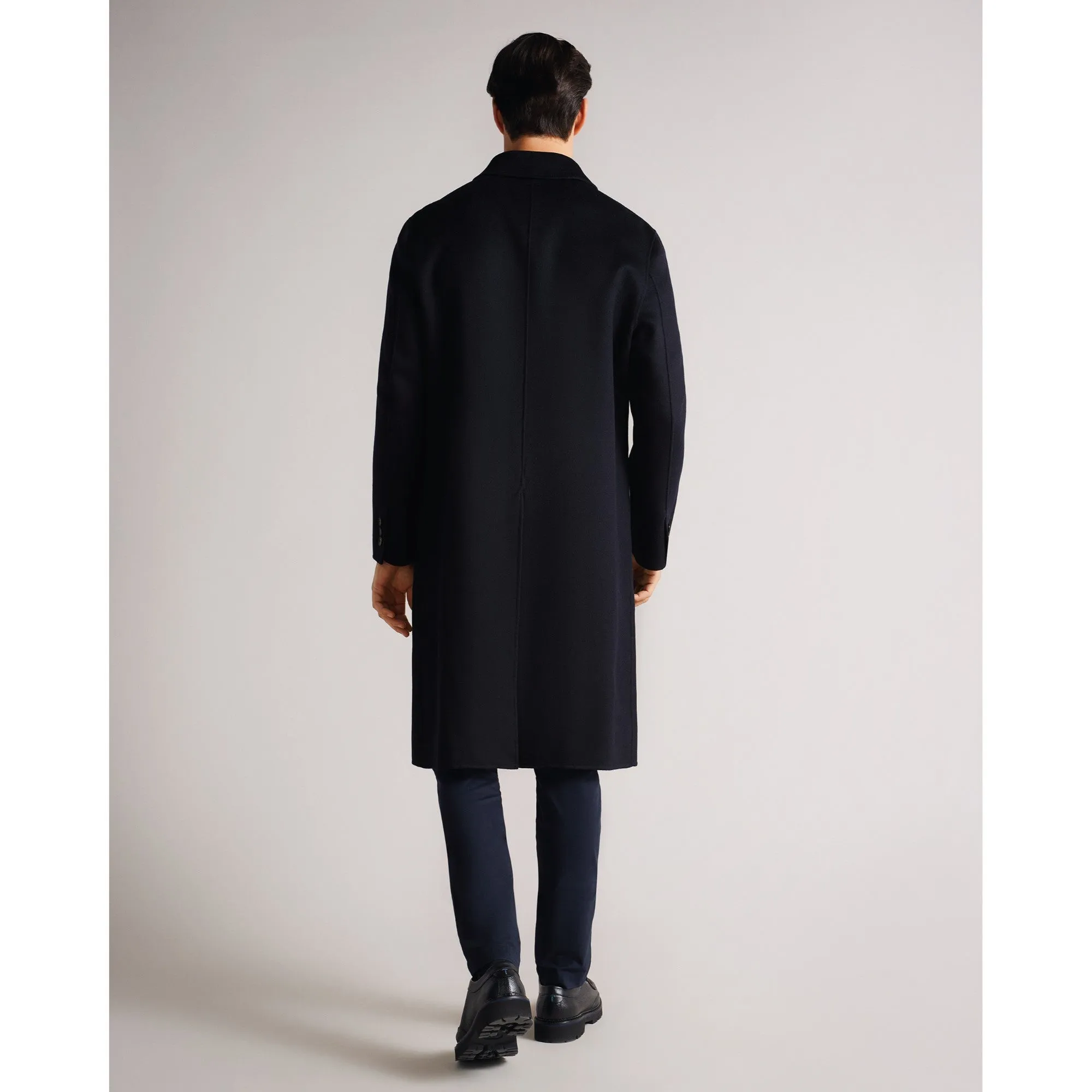 Men Mmo-Powpow-Wool Carcoat - Navy