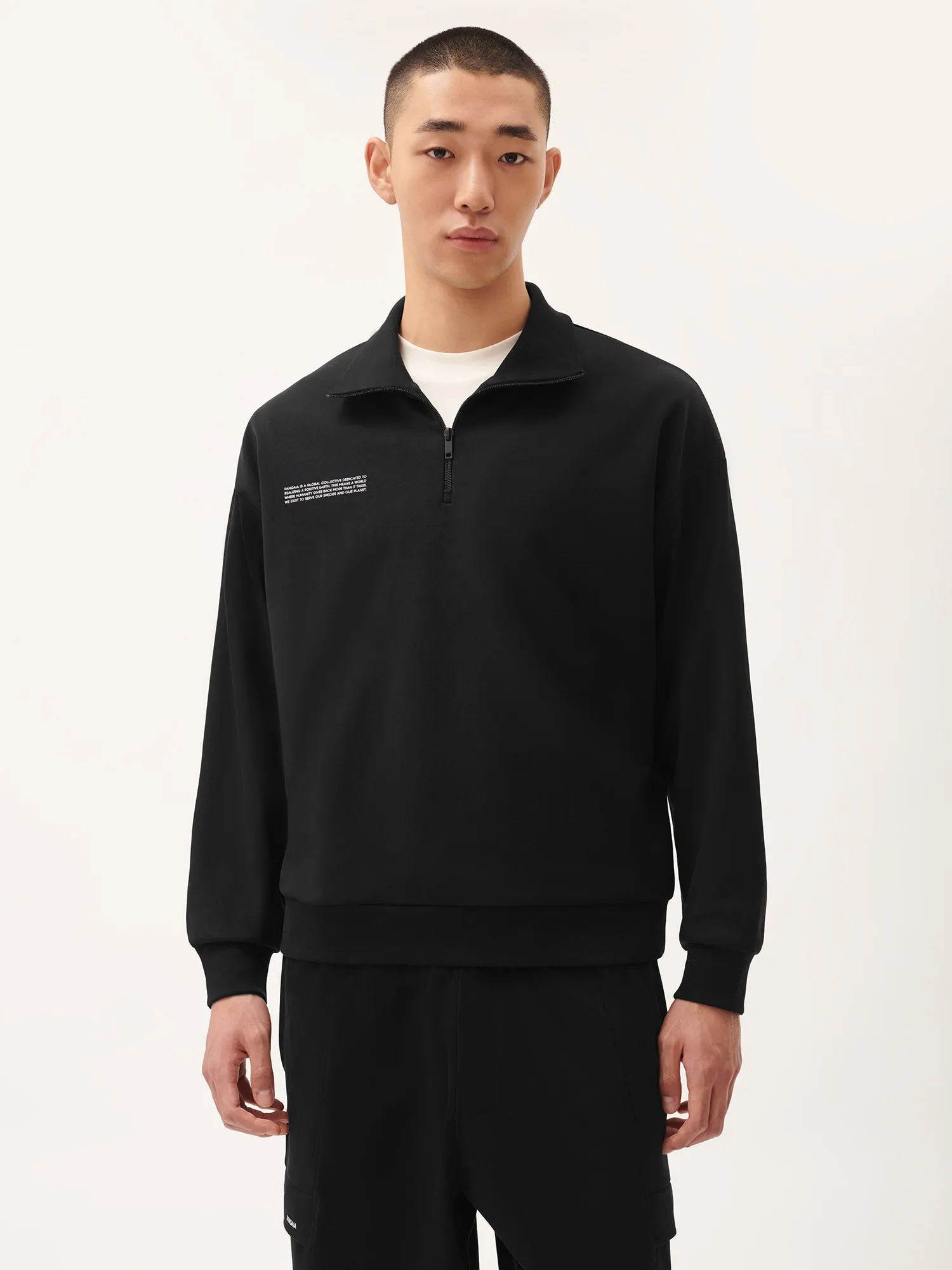 Mens DNA Double Jersey Cargo Trousers—black