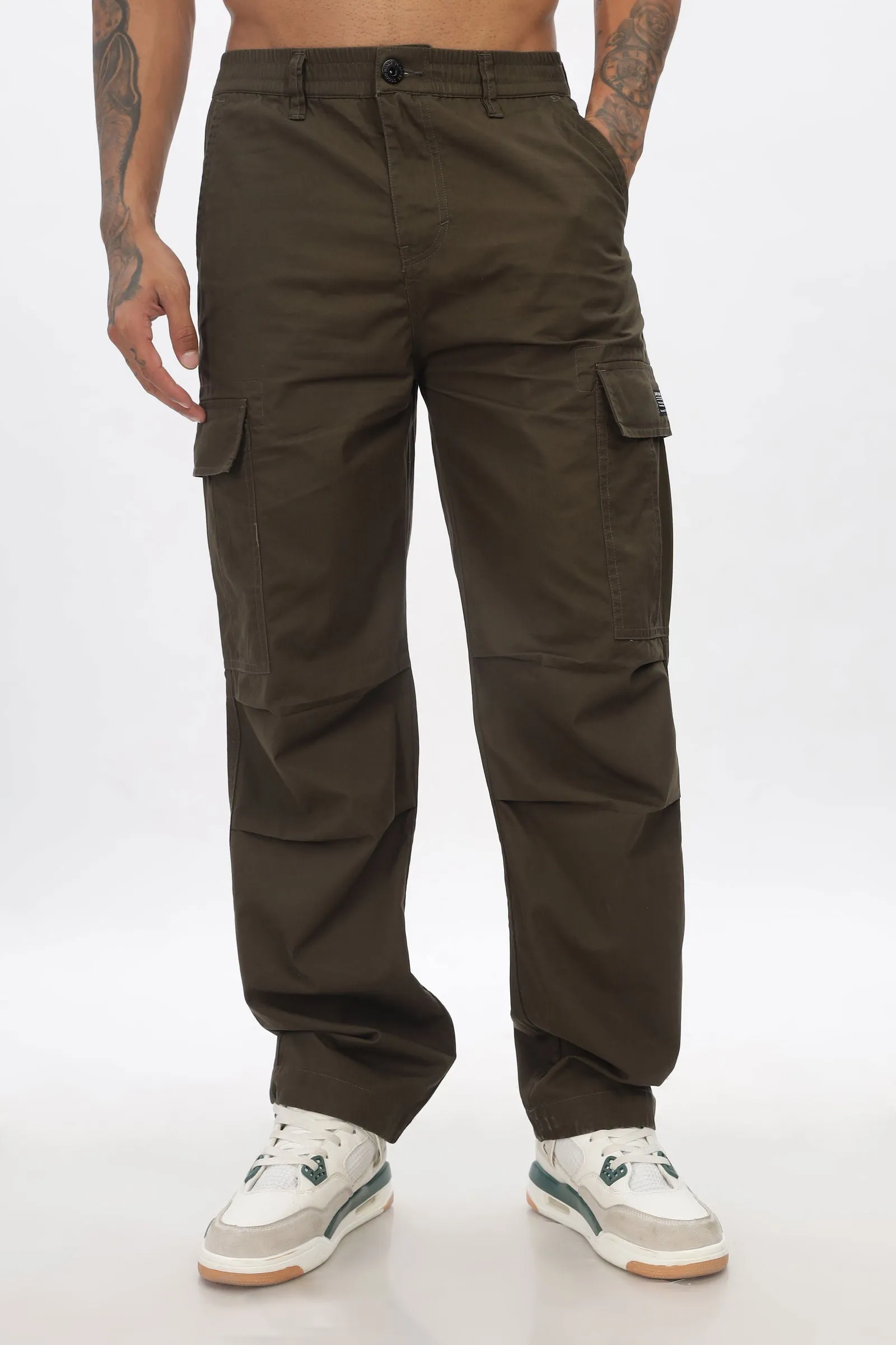 NEW GREEN BAGGY CARGO