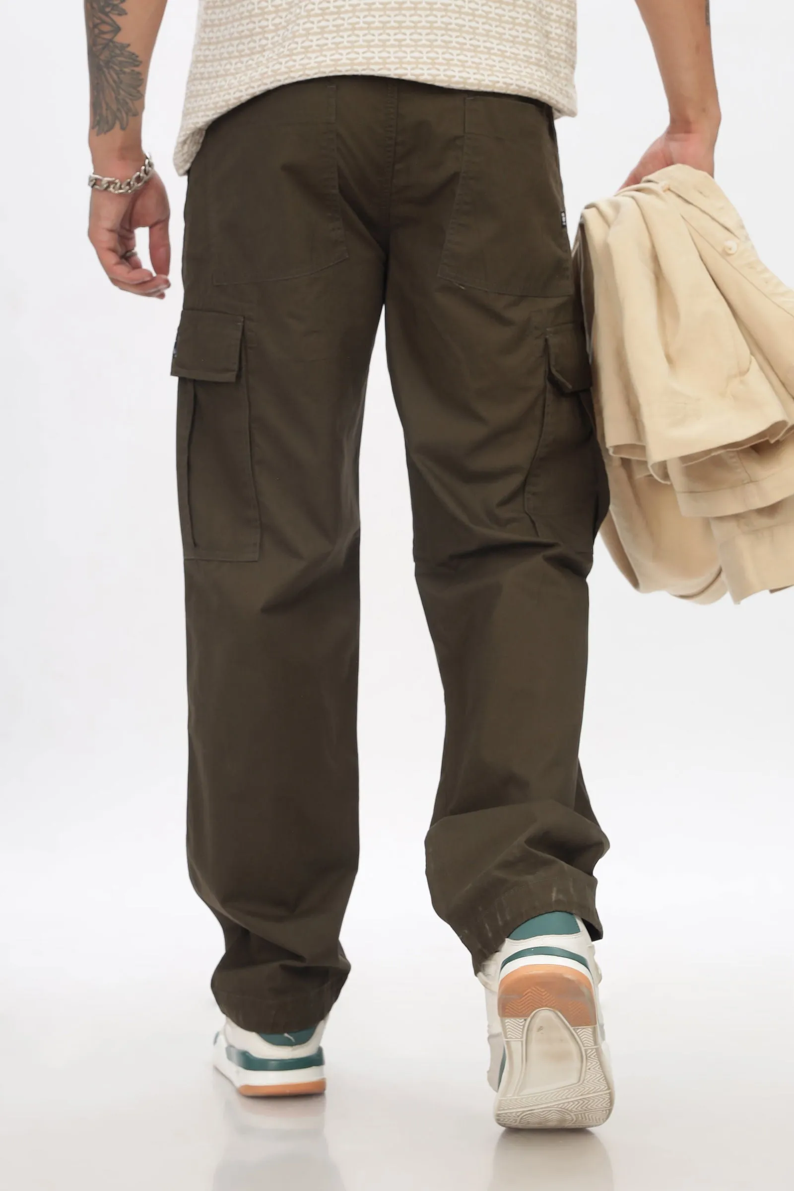 NEW GREEN BAGGY CARGO