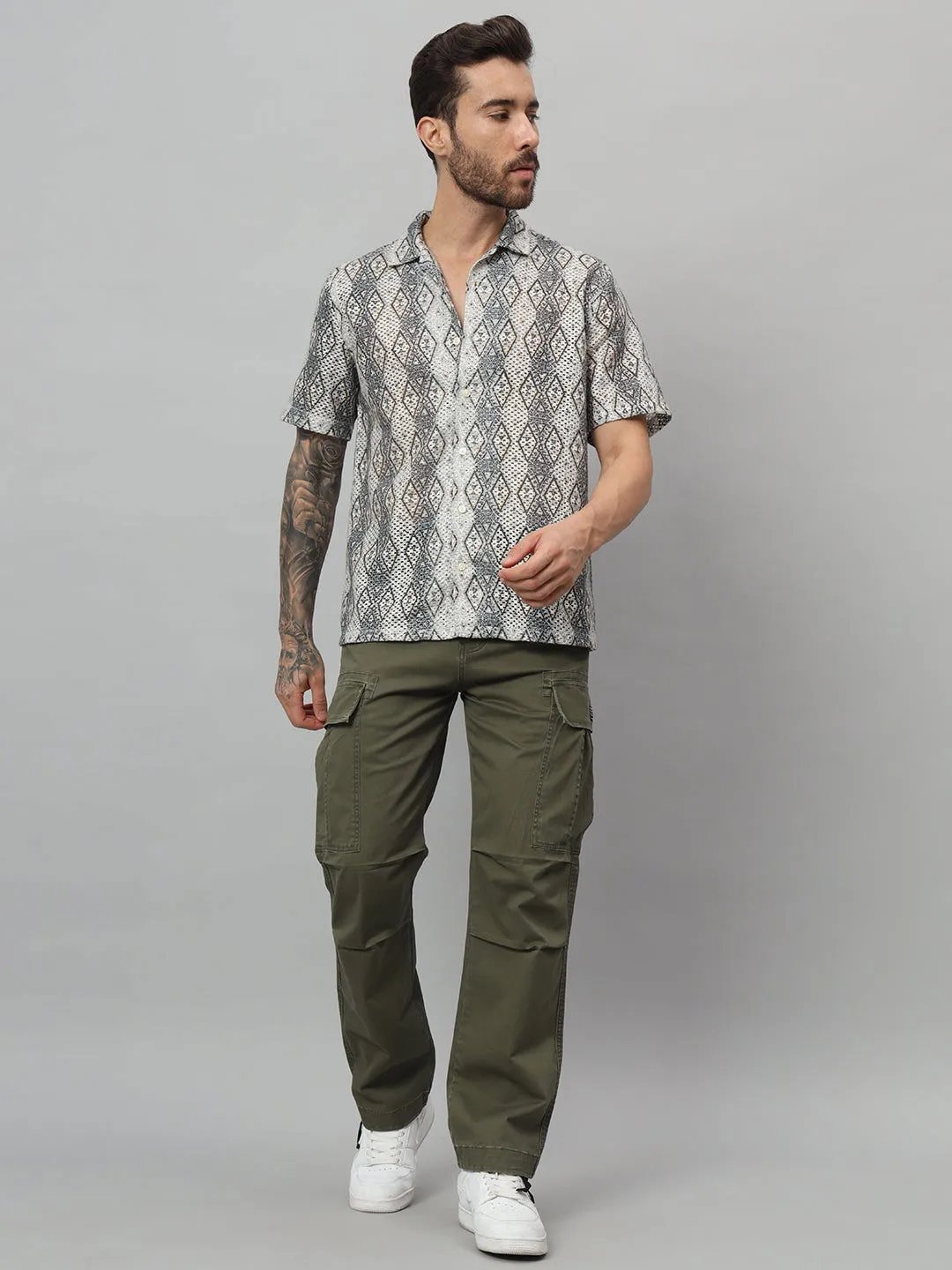 Olive vintage baggy cargo