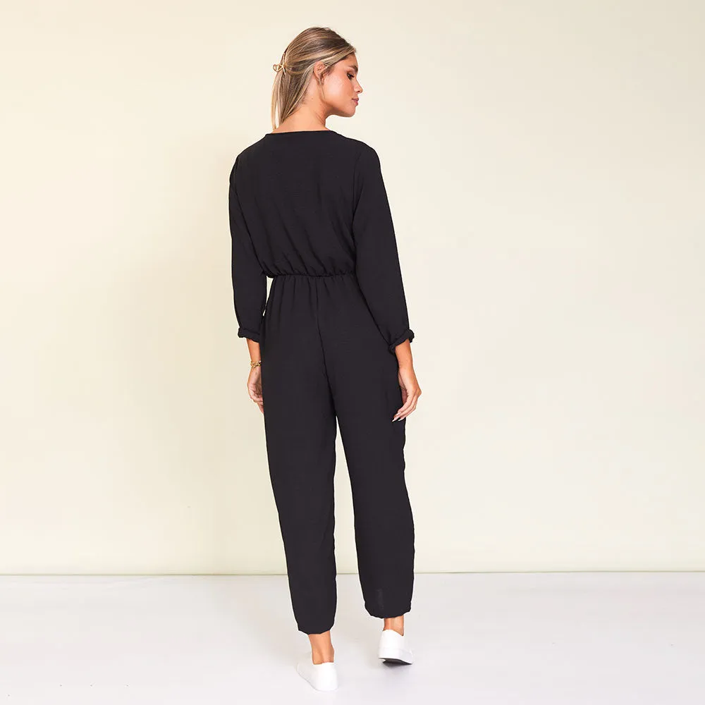 Pattie Jumpsuit (Black)