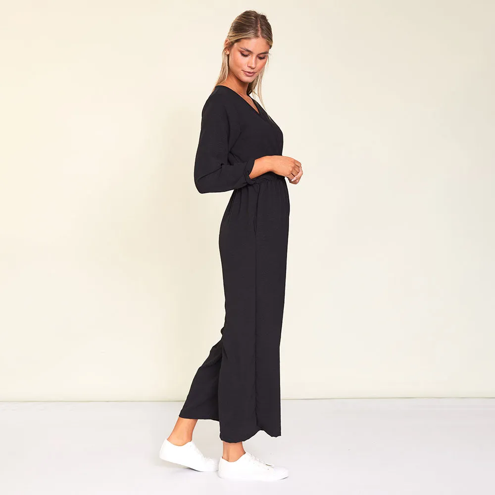 Pattie Jumpsuit (Black)