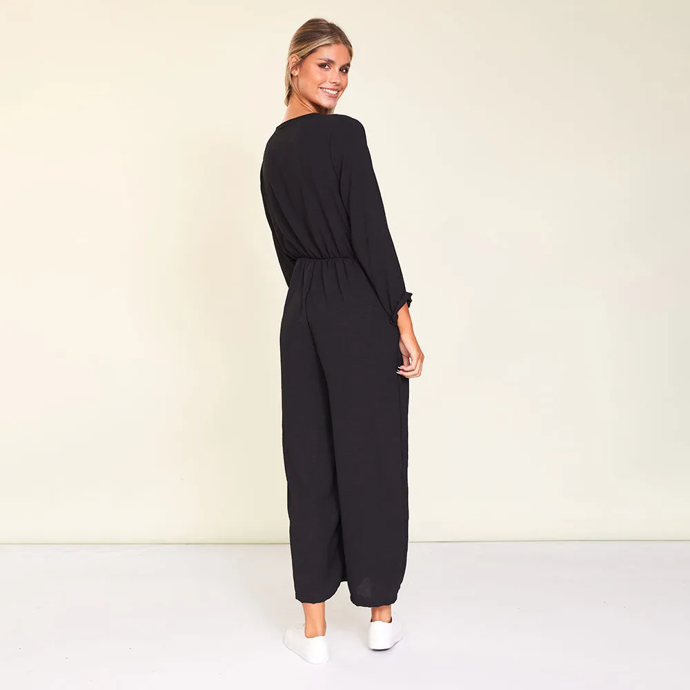 Pattie Jumpsuit (Black)