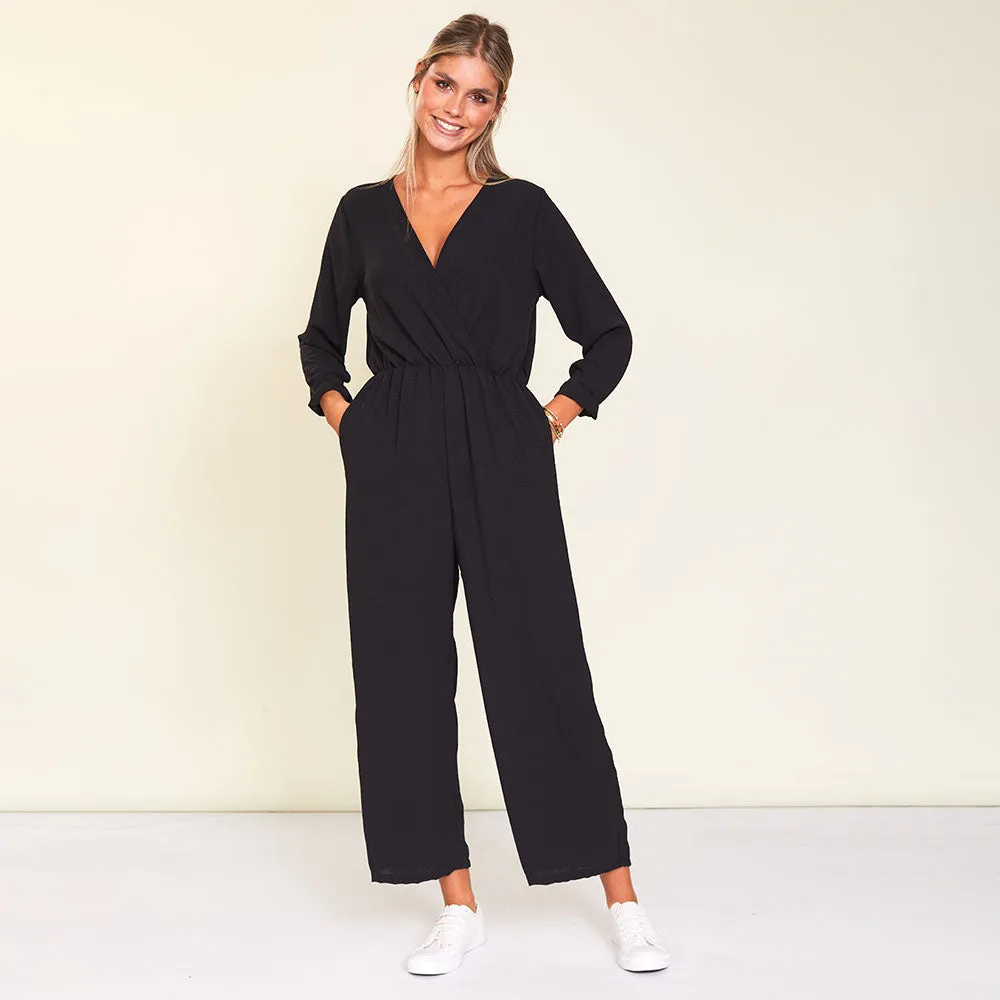 Pattie Jumpsuit (Black)
