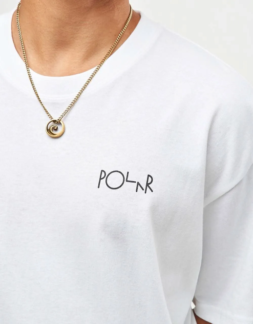 Polar Fill Logo Burnside 2084 T-Shirt - White