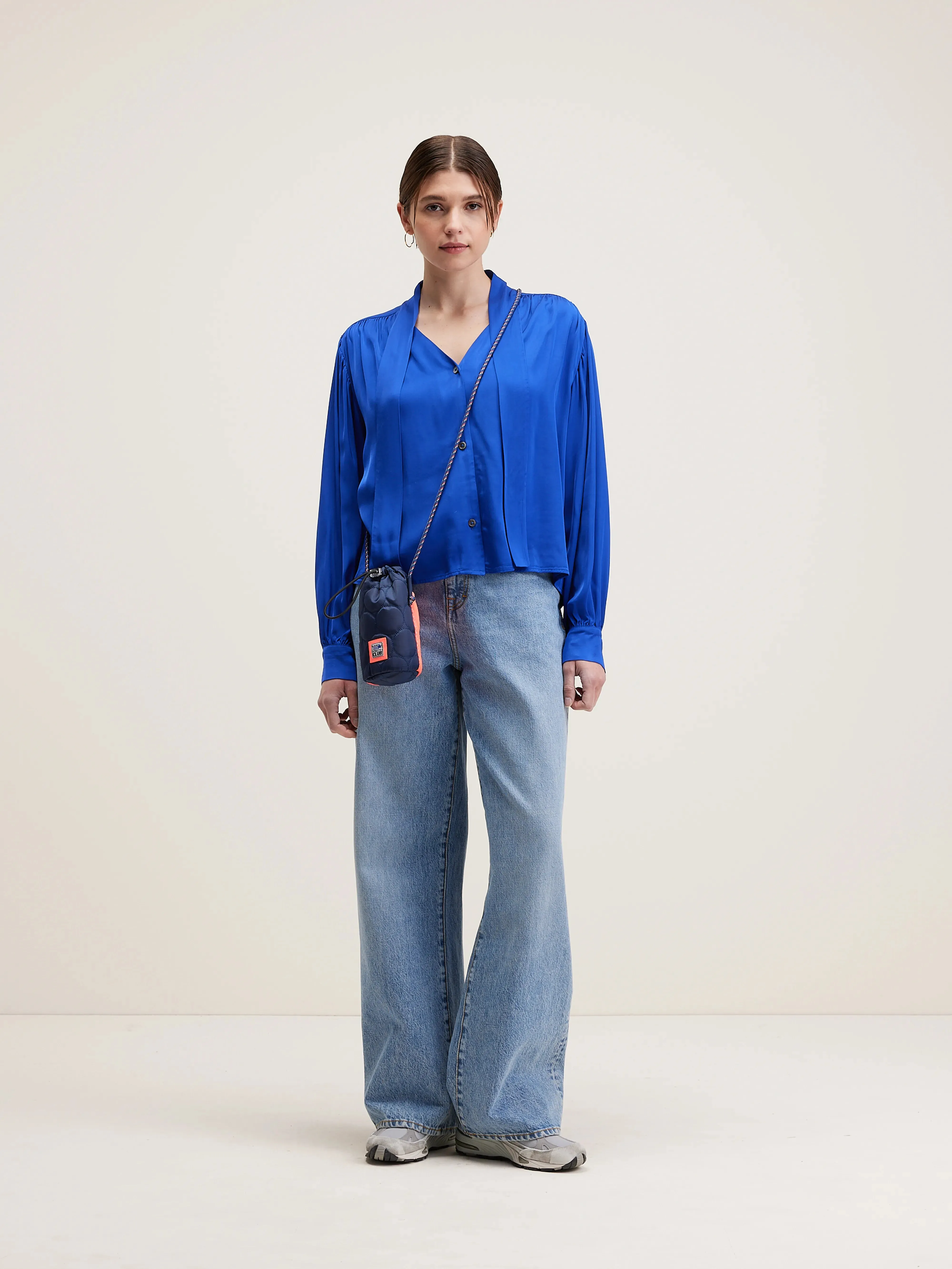 Pragues classic blouse (242 / W / LAZULI)