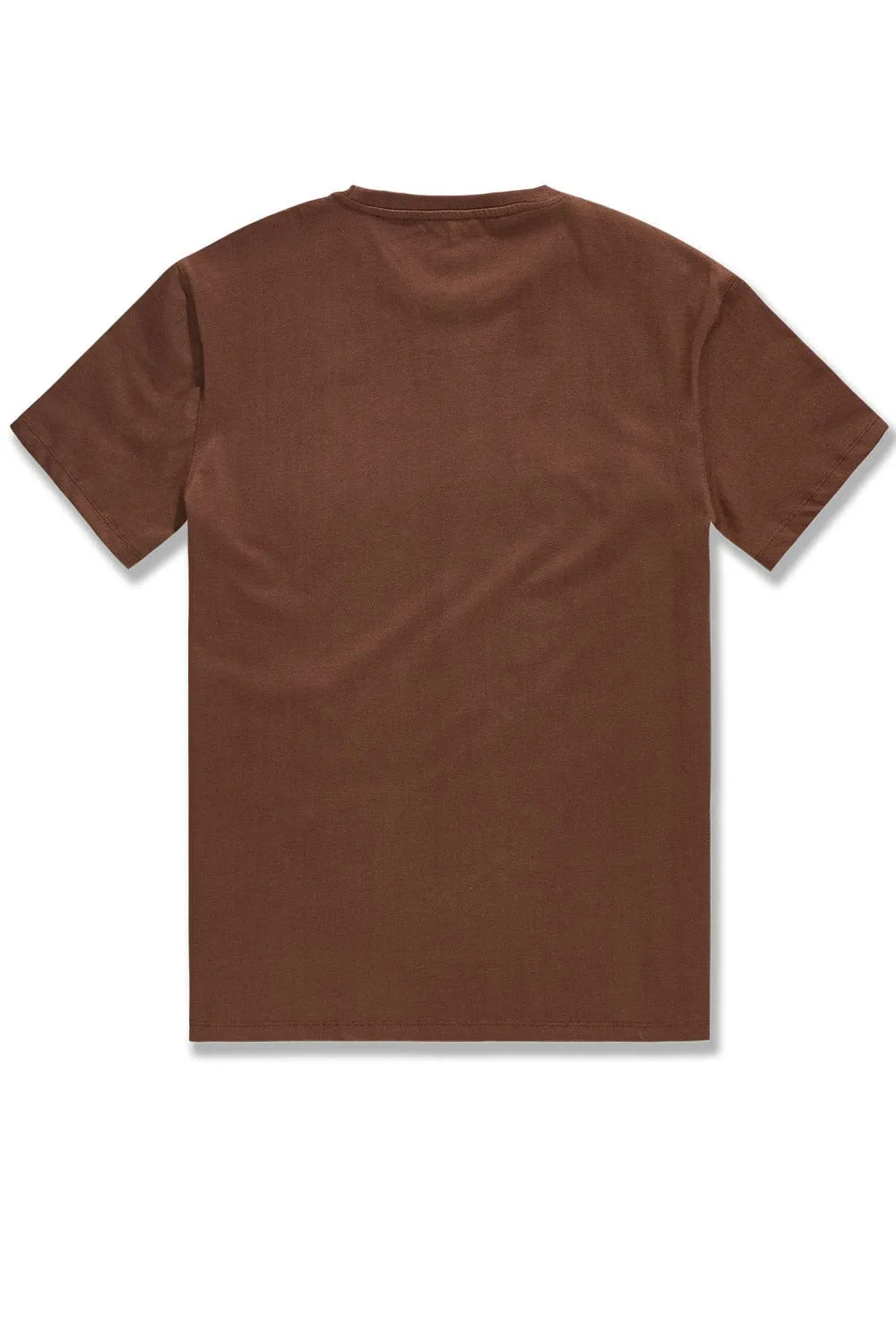 Premium Crewneck T-Shirt (Brown)
