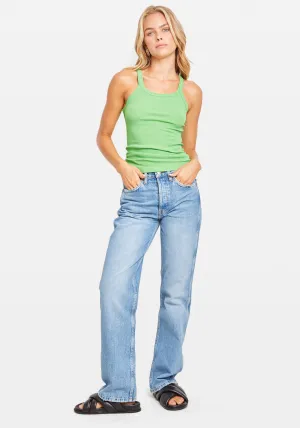 RIBBED TANK PERIDOT