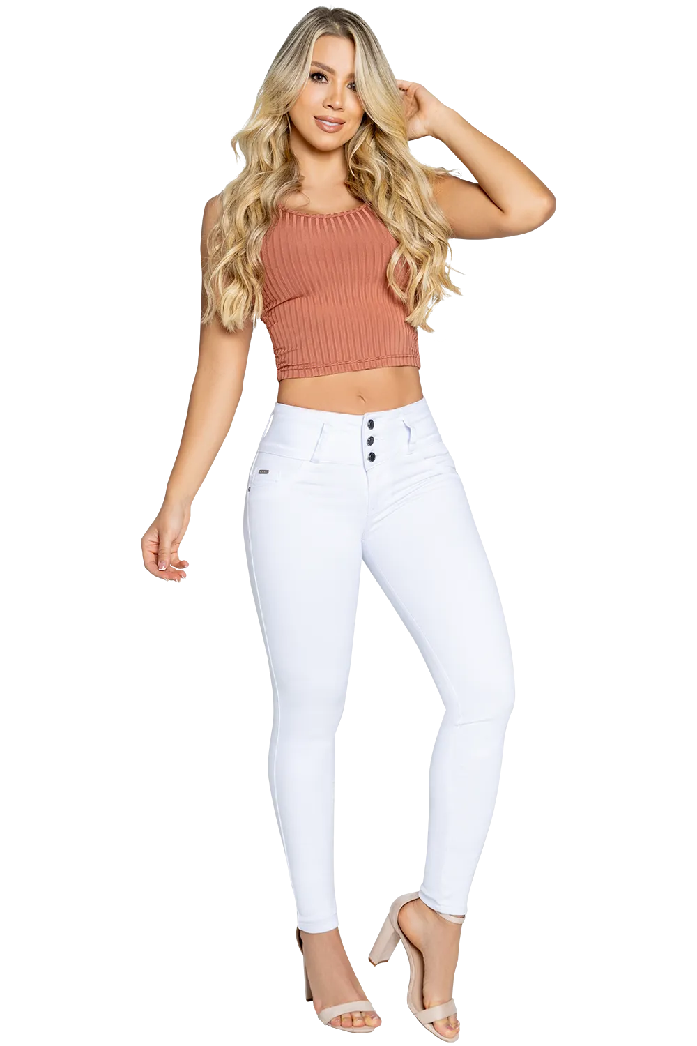 Sahara Jeans 62309 - High Rise Skinny Push Up Jeans