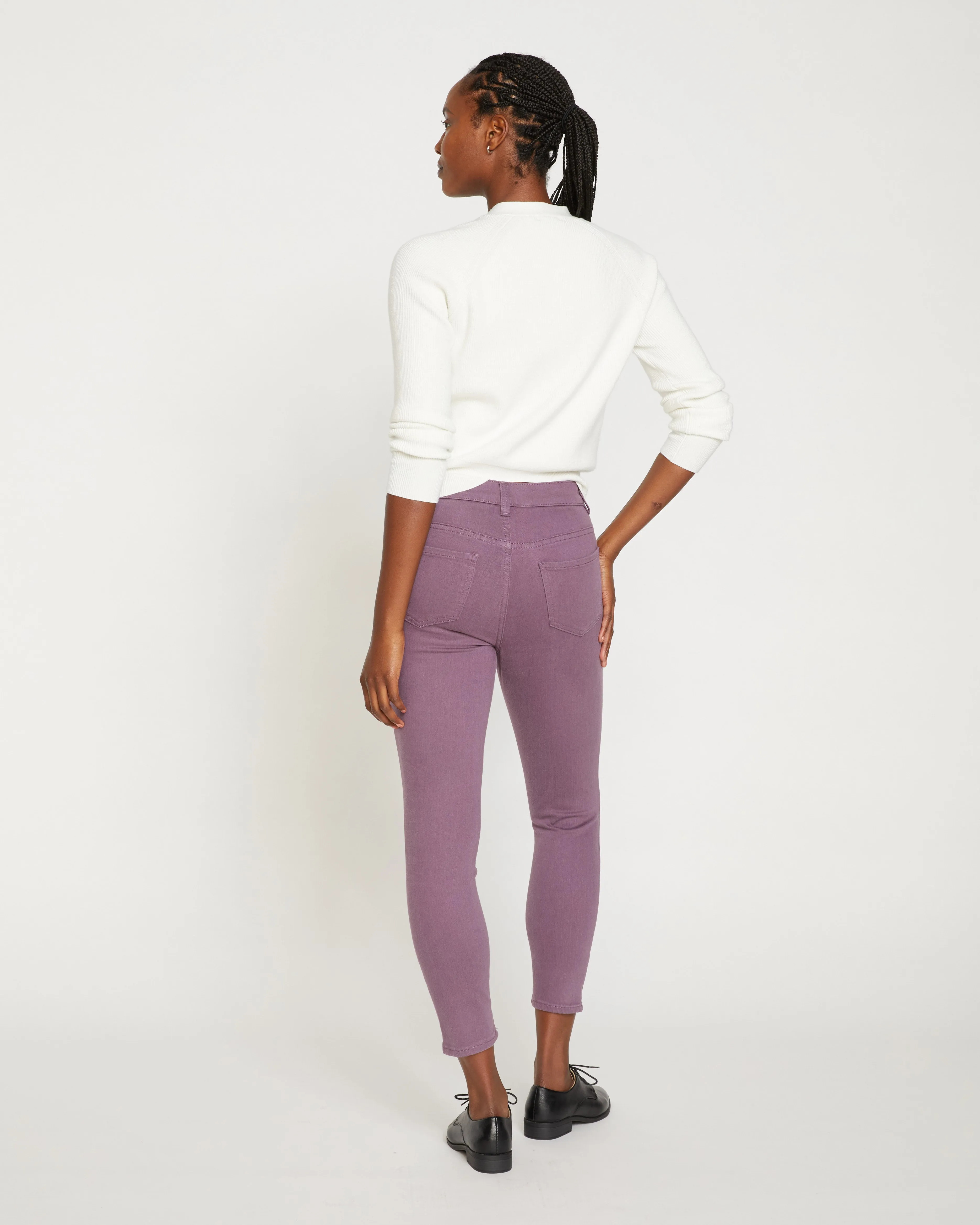 Seine High Rise Skinny Jeans 27 Inch - Dried Violet