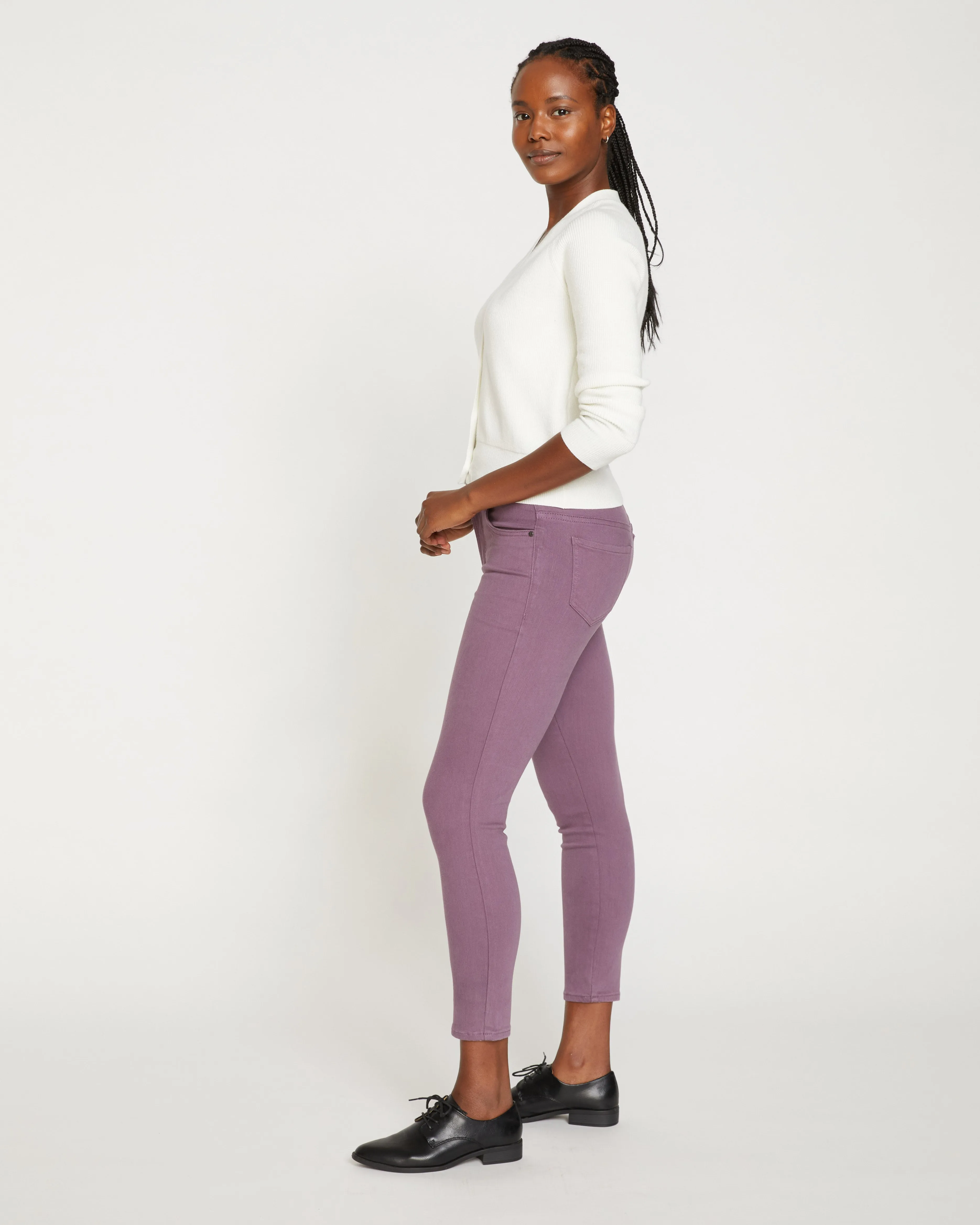 Seine High Rise Skinny Jeans 27 Inch - Dried Violet