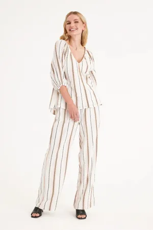 Summery Copenhagen Bella Blouse - Whisper White