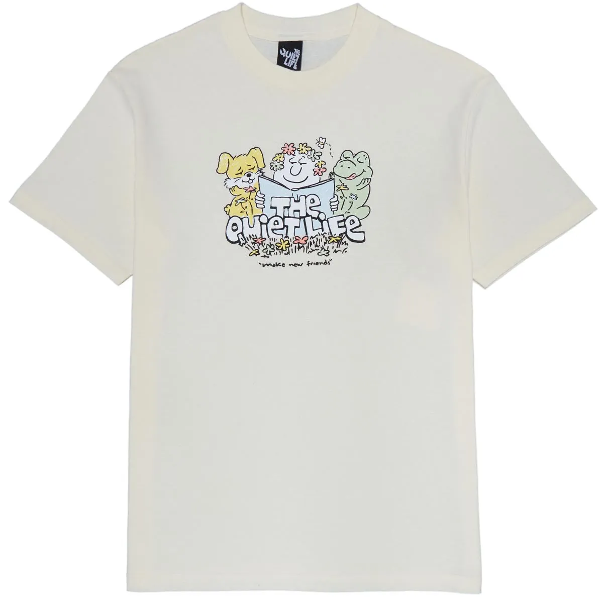 The Quiet Life Read Books T-Shirt - Cream