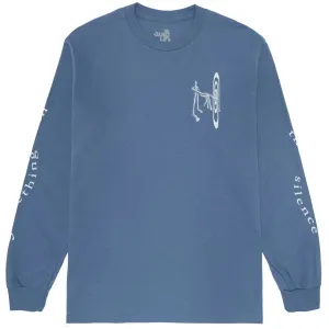 The Quiet Life Tune In Long Sleeve T-Shirt - Slate