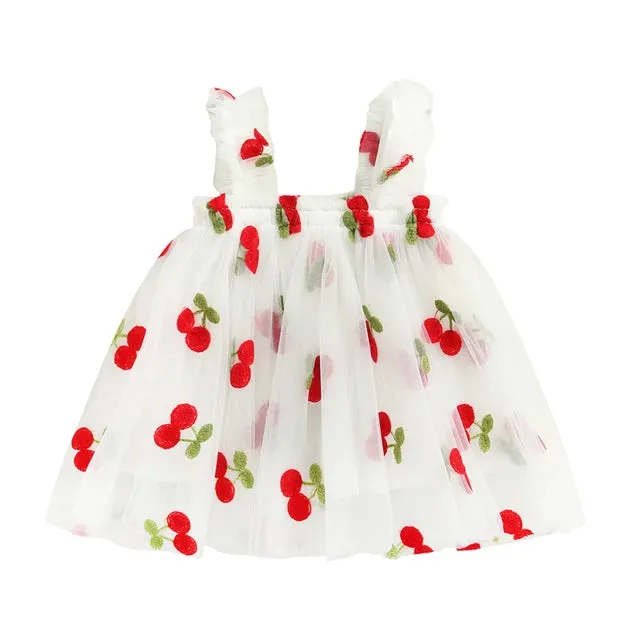 Toddler Dress Kids Girls Party Summer Sleeveless Daisy Floral Tutu Dress Layered Princess Birthday Dresses