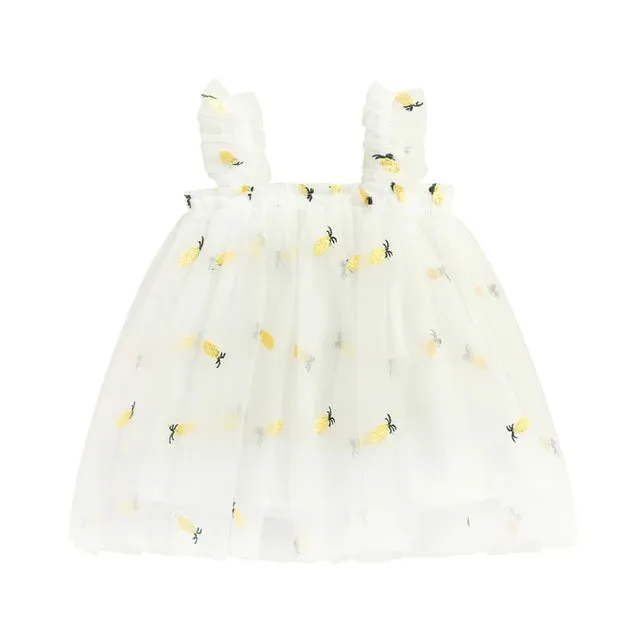 Toddler Dress Kids Girls Party Summer Sleeveless Daisy Floral Tutu Dress Layered Princess Birthday Dresses