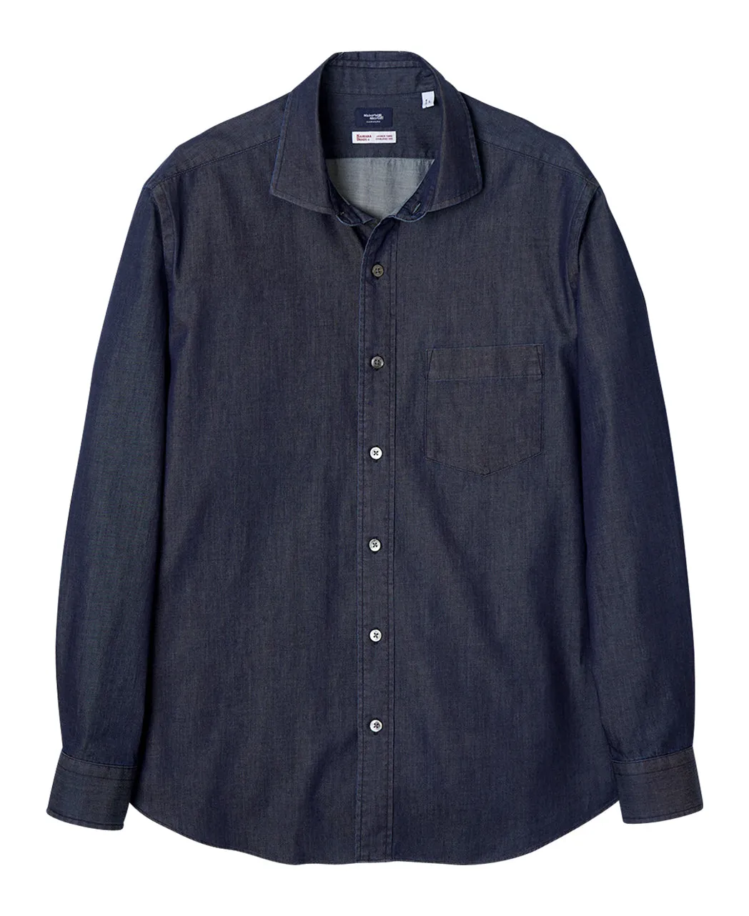 Tokyo Fit - 134 Casual UNTUCKED Spread Indigo Dyed Twill
