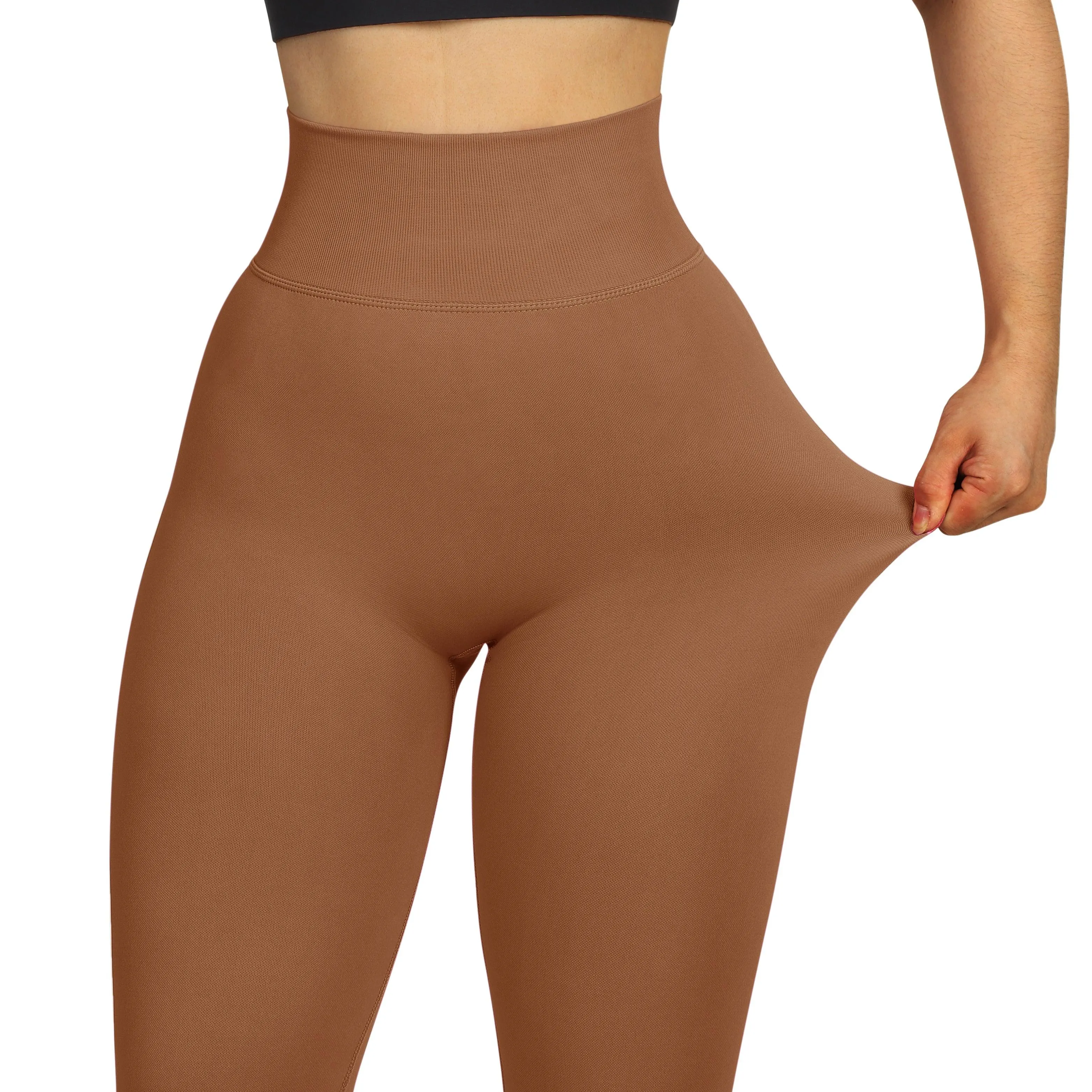 V Back Seamless Leggings