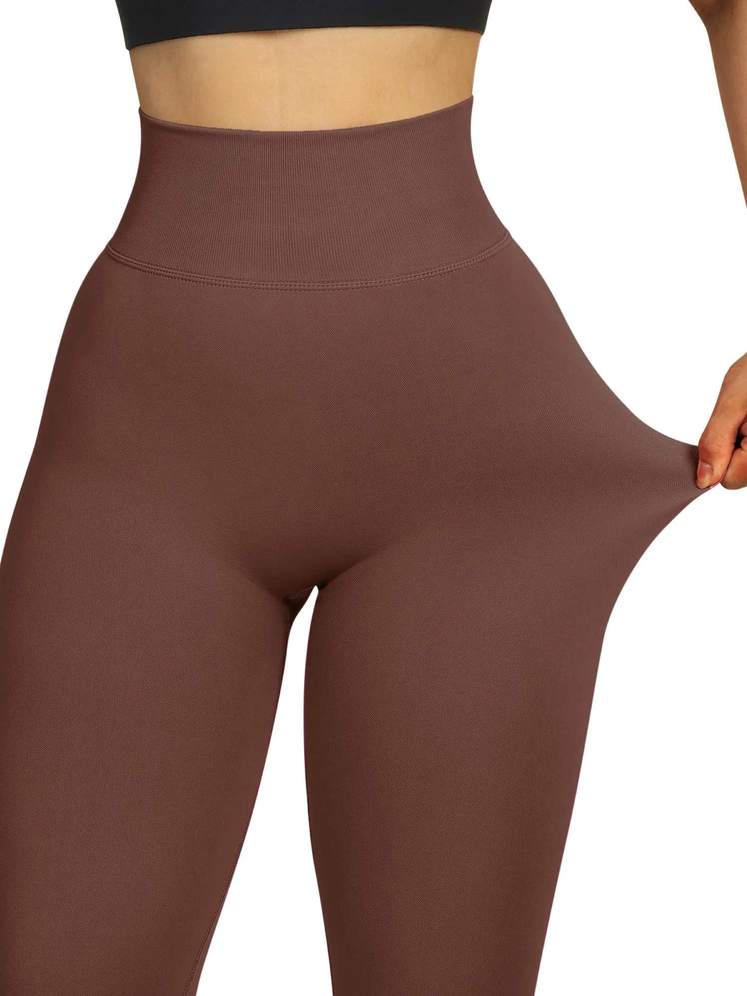 V Back Seamless Leggings