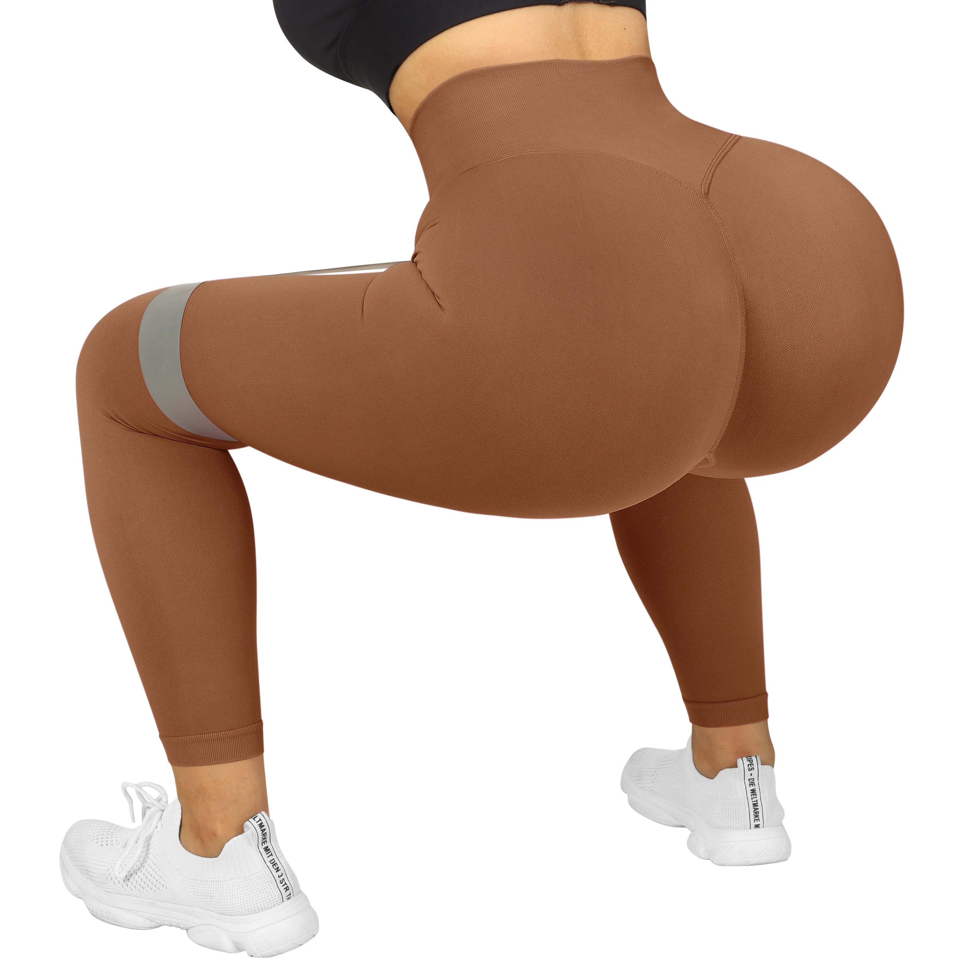 V Back Seamless Leggings