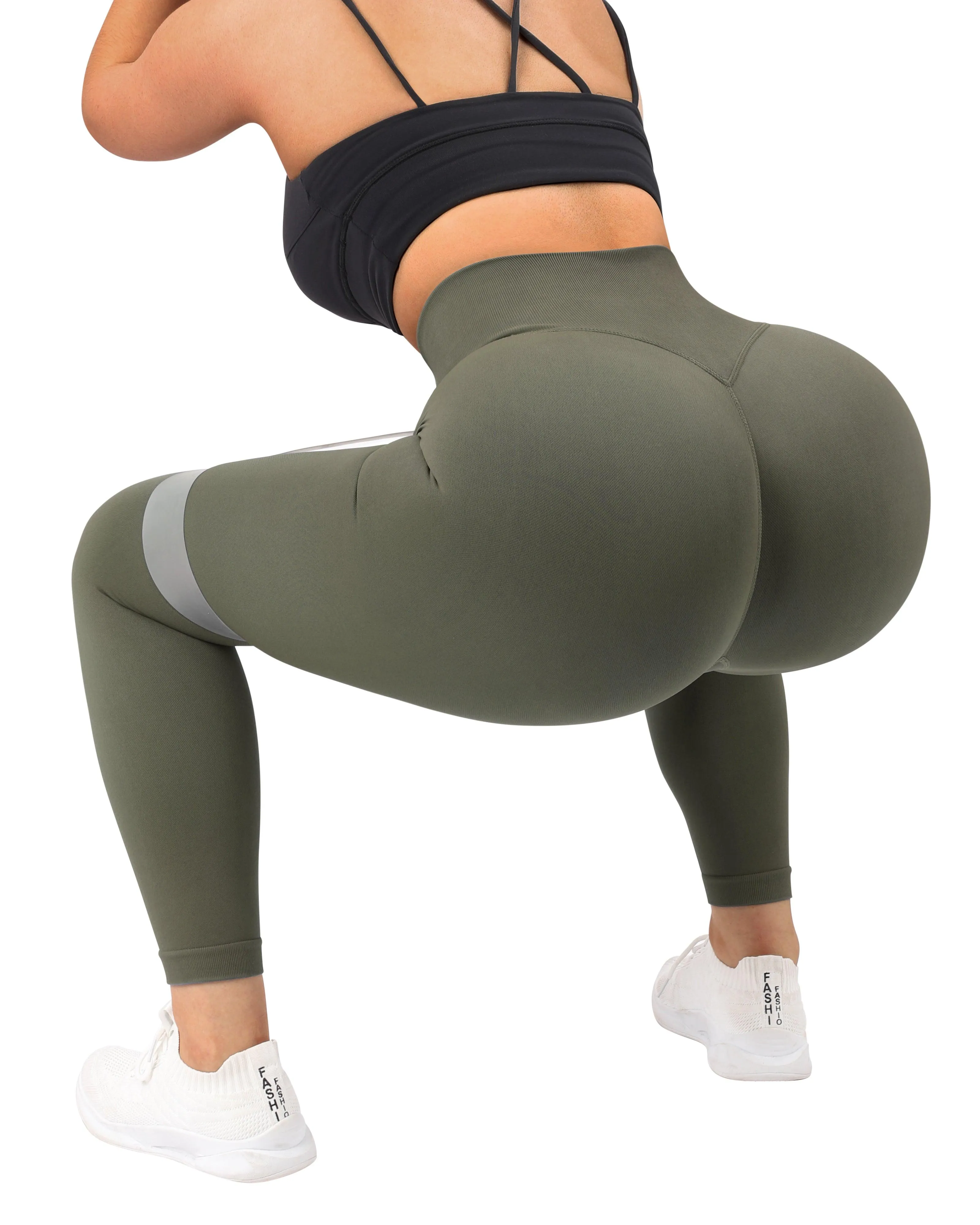 V Back Seamless Leggings