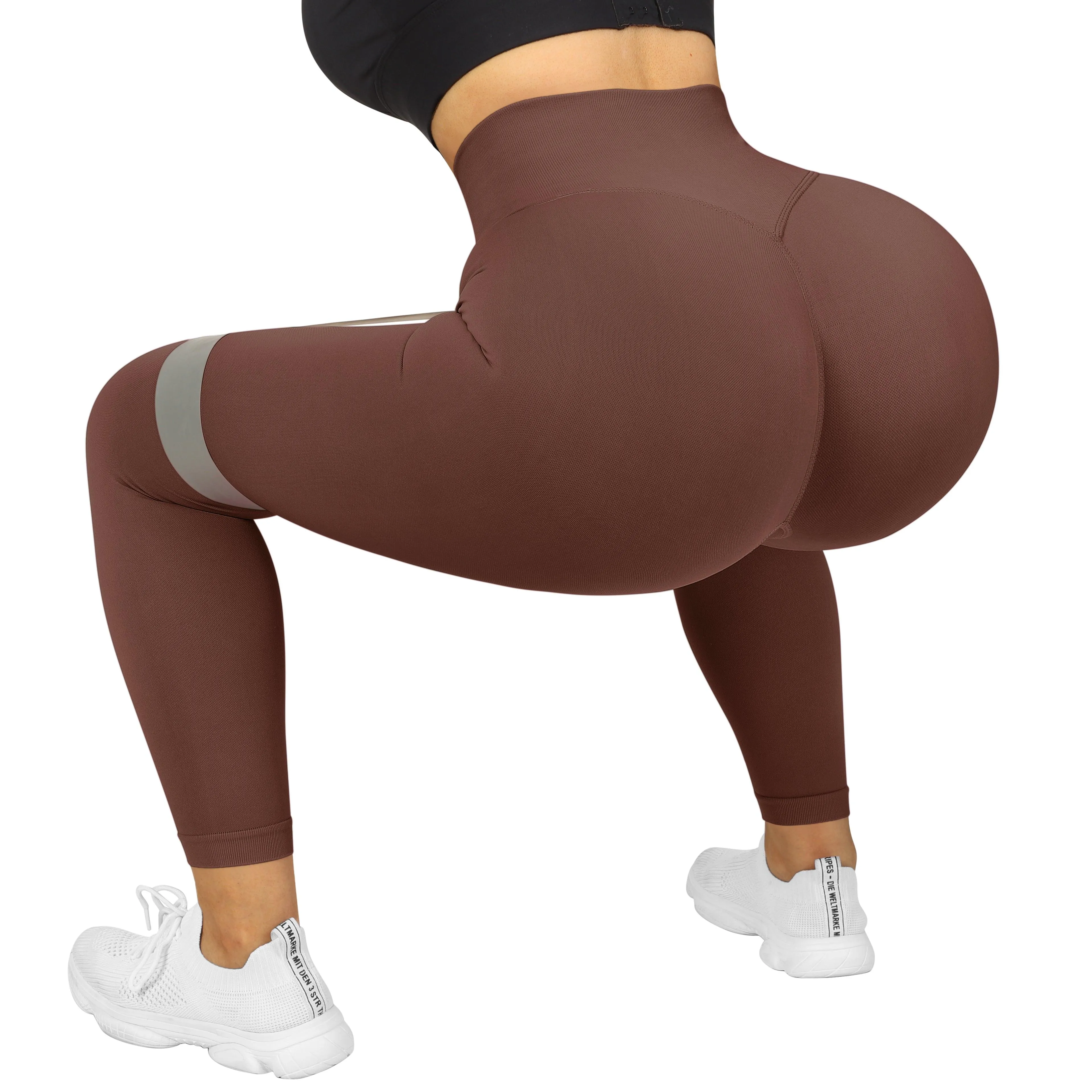 V Back Seamless Leggings