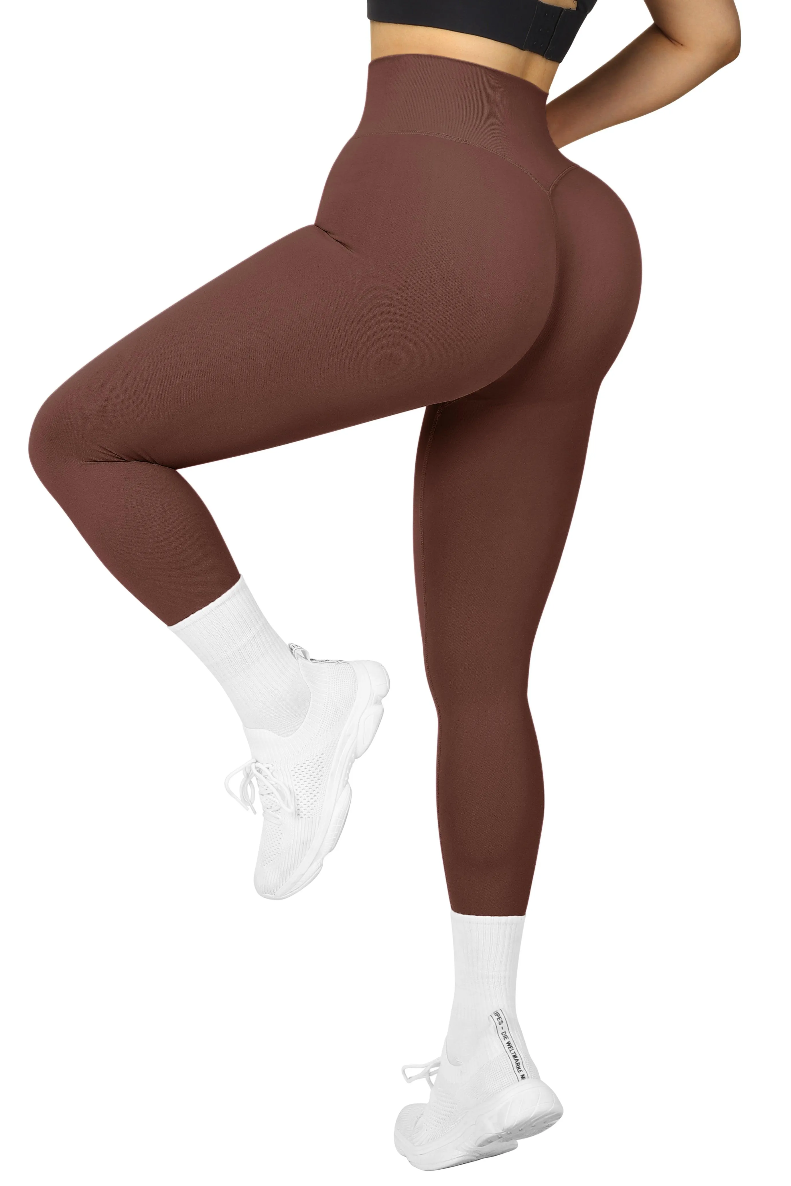 V Back Seamless Leggings