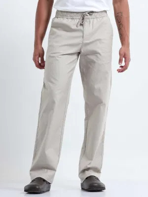 Verve Structural Beige Relaxed Pants