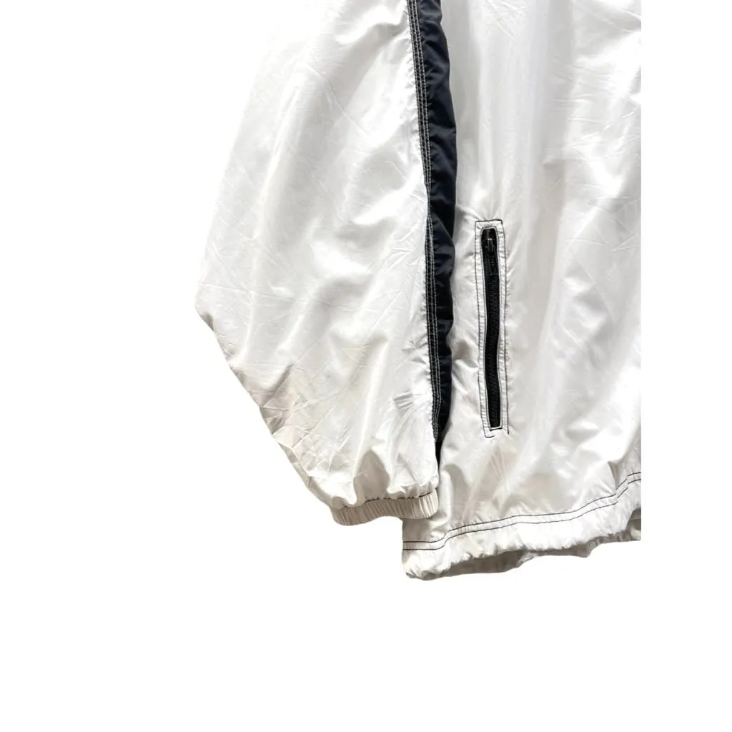 Vintage 1990's Nike Arctic White 1/4 Zip Lightweight Pullover