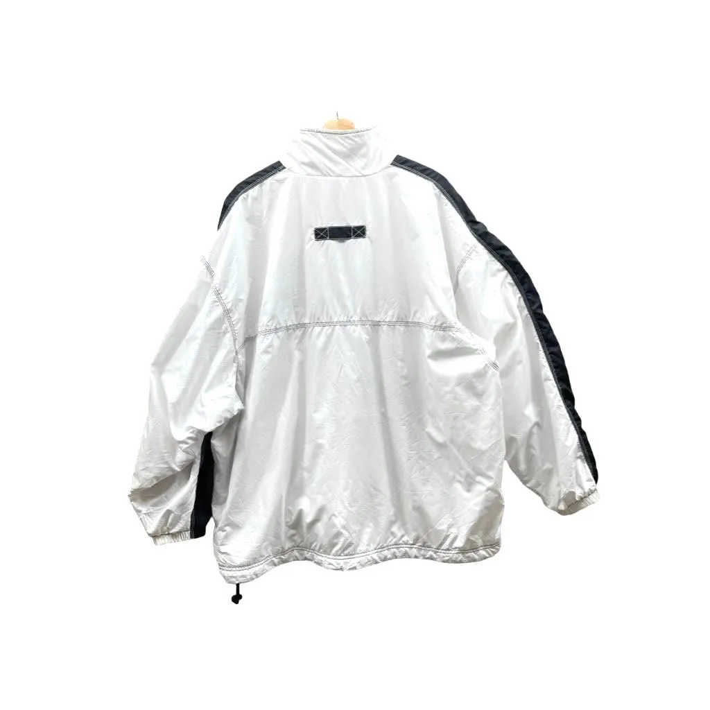 Vintage 1990's Nike Arctic White 1/4 Zip Lightweight Pullover