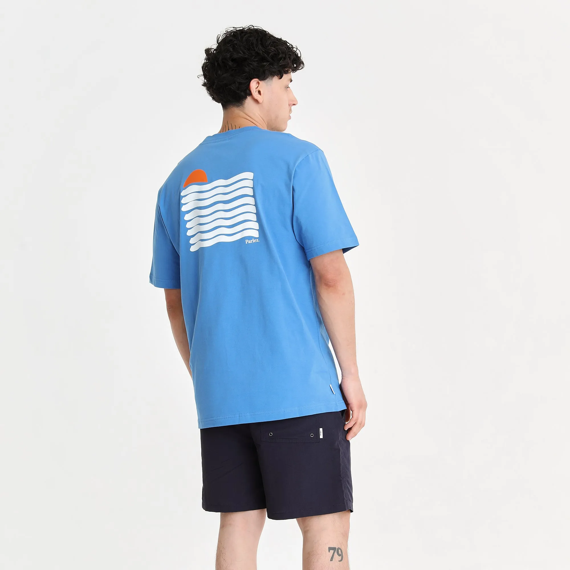 Wash T-Shirt Ocean Blue