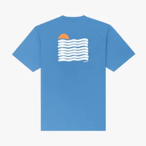 Wash T-Shirt Ocean Blue