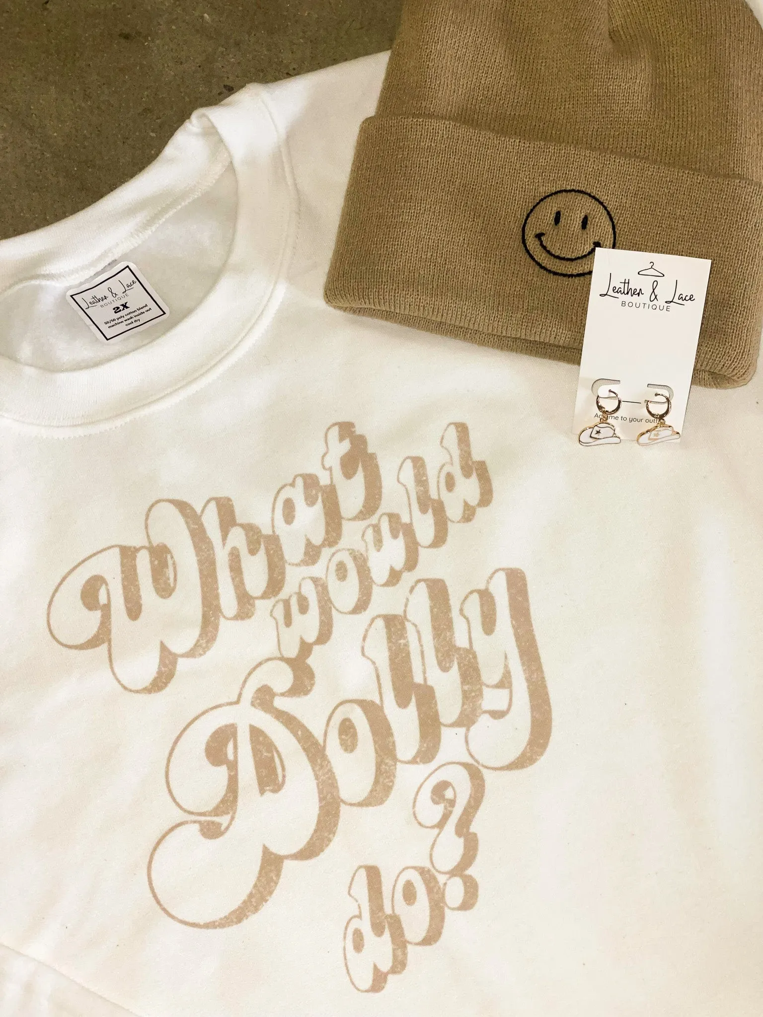 What Would Dolly Do Graphic Sweatshirt