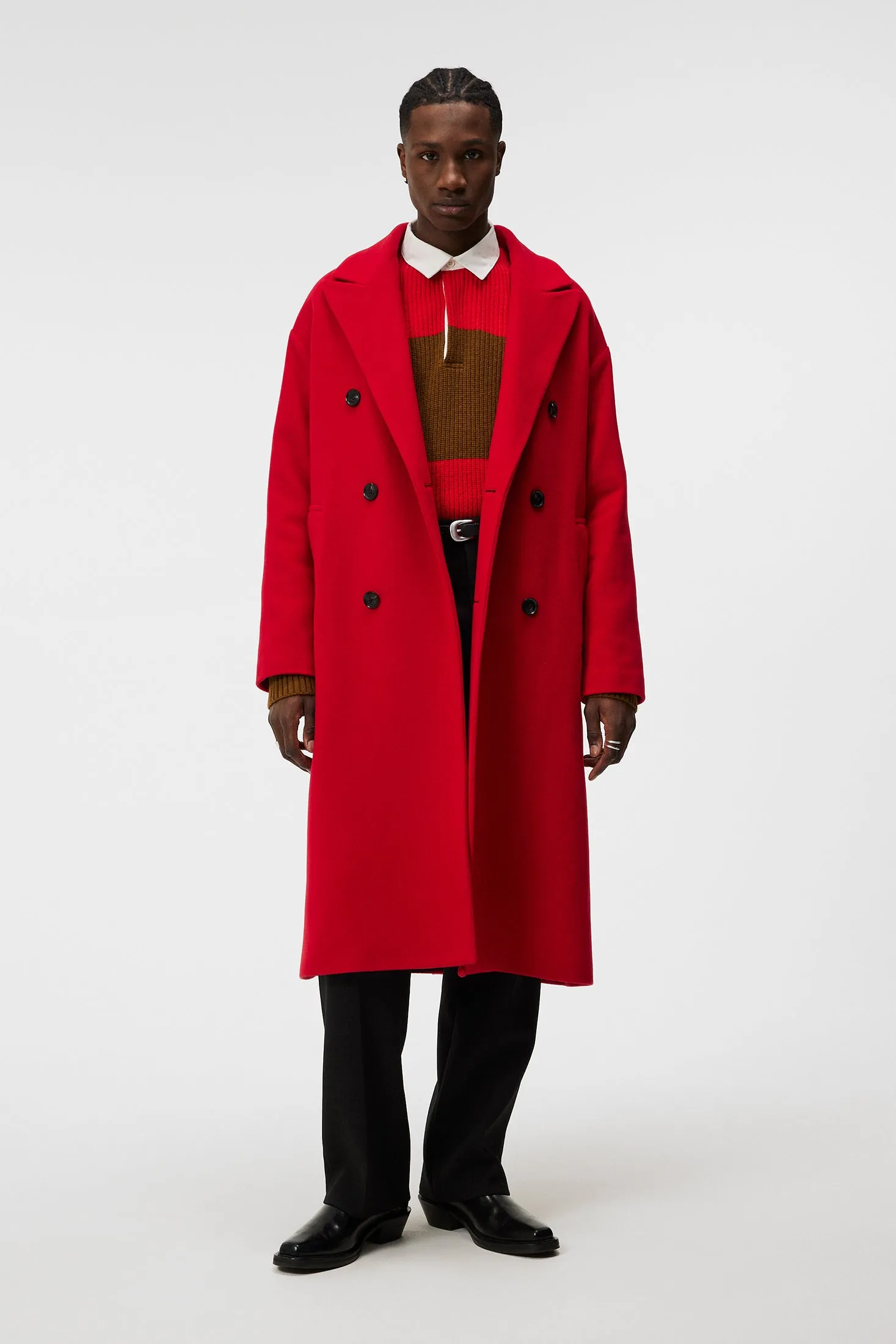 Willy Wool Coat / Fiery Red