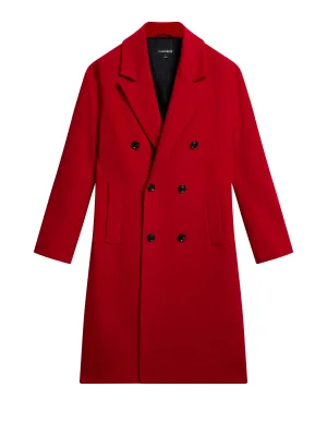 Willy Wool Coat / Fiery Red