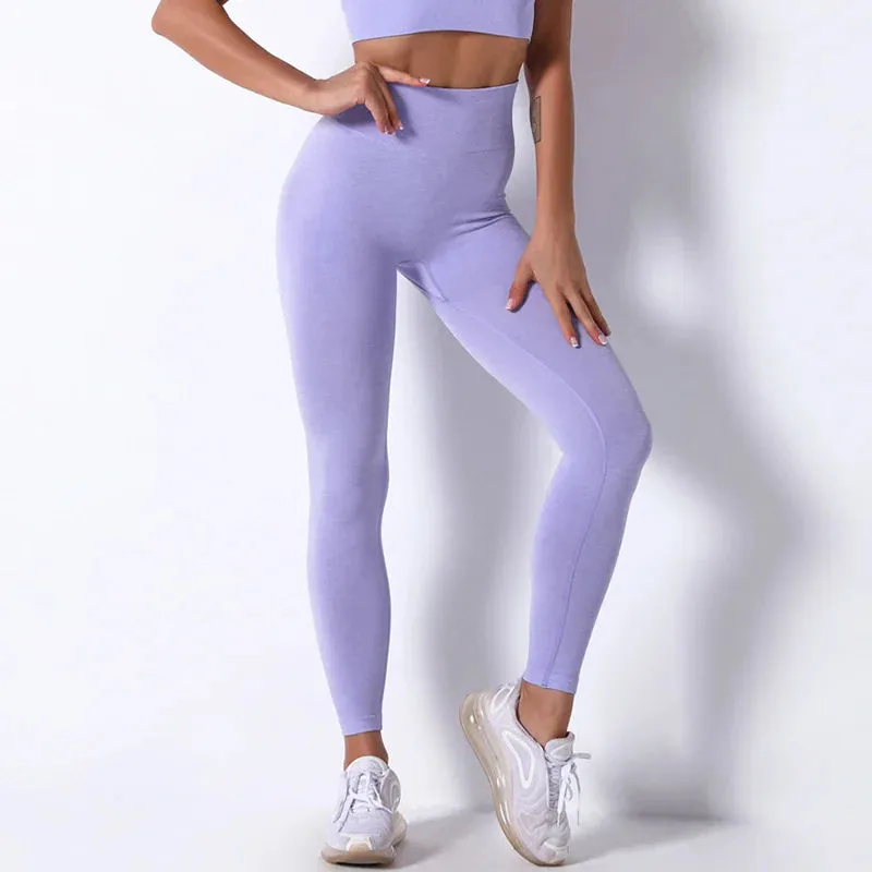 Woman Gym Leggings High Waist Seamless Push-up Sport Pants