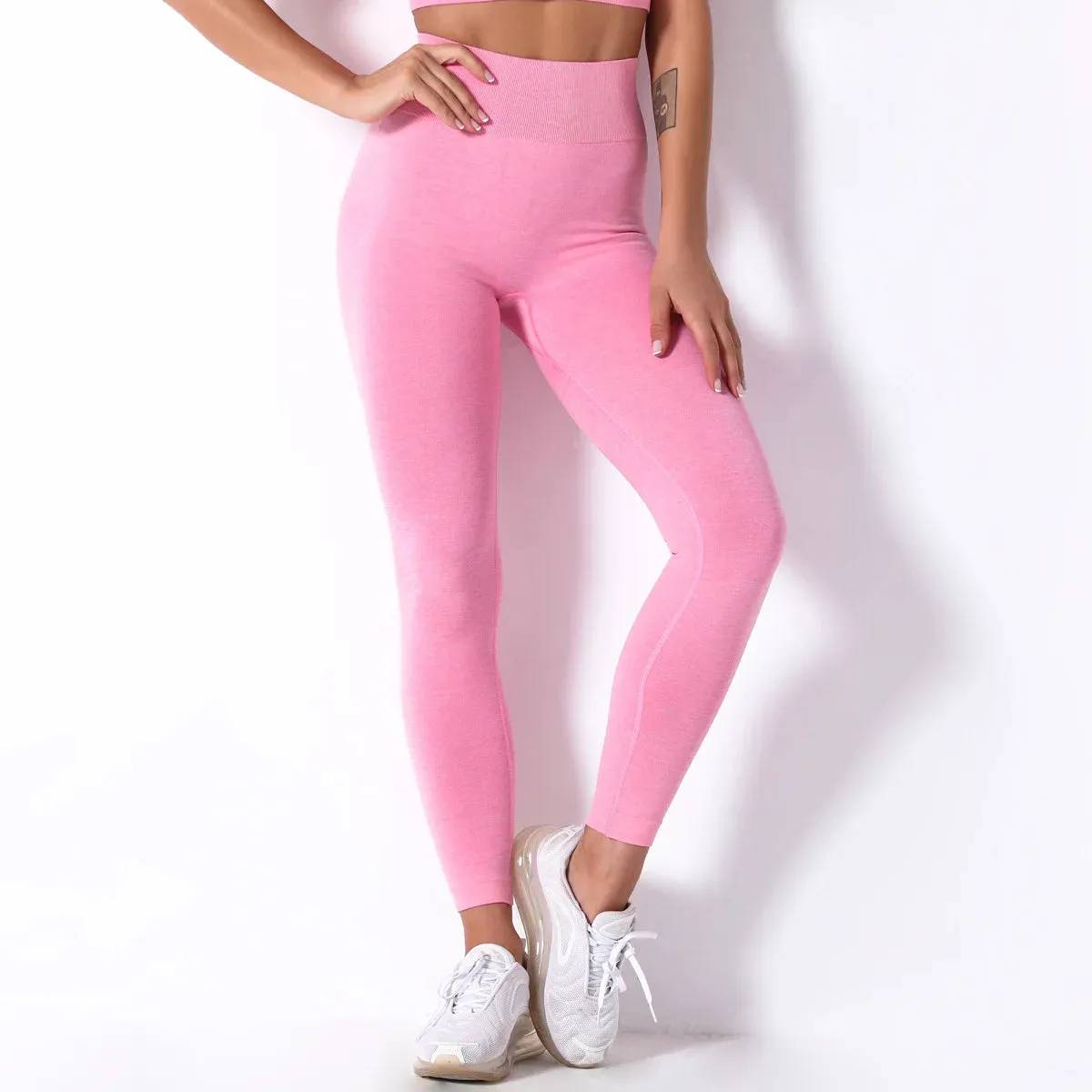 Woman Gym Leggings High Waist Seamless Push-up Sport Pants