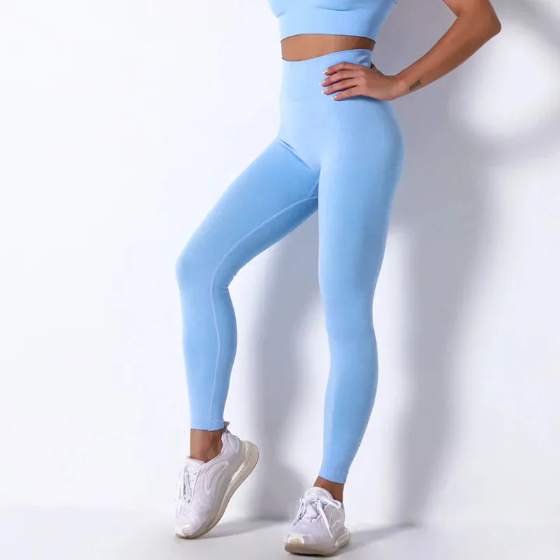 Woman Gym Leggings High Waist Seamless Push-up Sport Pants