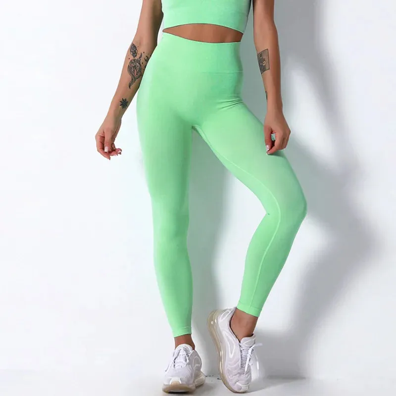 Woman Gym Leggings High Waist Seamless Push-up Sport Pants